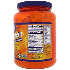Now Foods, Спорт, гороховый белок, вкус ванильных ирисок