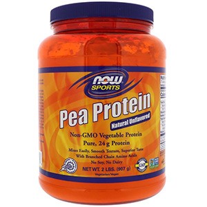 Now Foods, Спорт, гороховый белок, вкус ванильных ирисок
