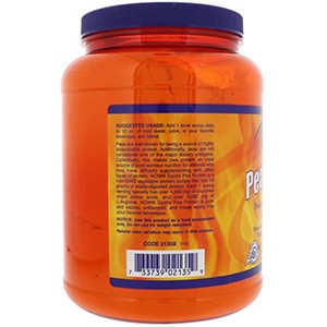 Now Foods, Спорт, гороховый белок, вкус ванильных ирисок