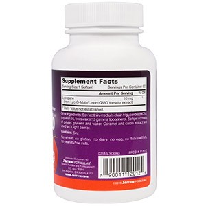 Jarrow Formulas, Ликопен Lyco-Sorb, 10 мг