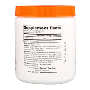 Doctor's Best, Чистый порошок L-аргинина