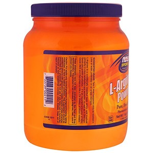 Now Foods, Для спортсменов, Порошок L-аргинина