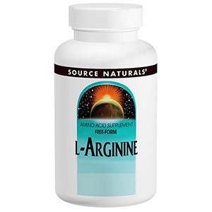 Source Naturals, L-аргинин, в свободной форме, 500 мг