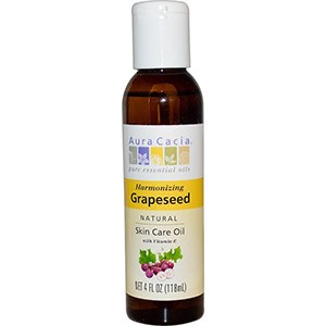 Aura Cacia, Масло для естественного ухода за кожей, из виноградных косточек