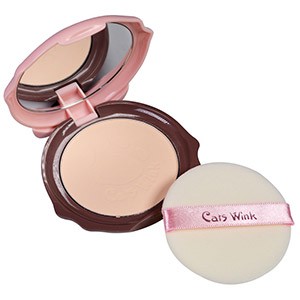 Tony Moly, Cat's Wink, Матирующая компактная пудра, Светло-бежевый оттенок