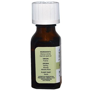 Aura Cacia, 100% чистое эфирное масло семян моркови