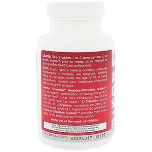 Jarrow Formulas, Arginine-Citrulline Sustain