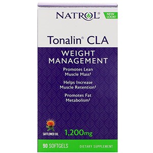 Natrol, Tonalin с содержанием сопряженной линолевой кислоты (CLA) с сафлоровым маслом