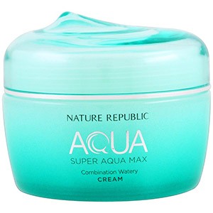 Nature Republic, Аква, Супер Аква Макс, комбинированный водянистый крем