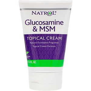 Natrol, Глюкозамин и МСМ, крем для местного применения