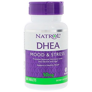 Natrol, DHEA, 50 мг