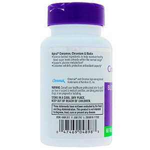 Natrol, Корица, хром и биотин