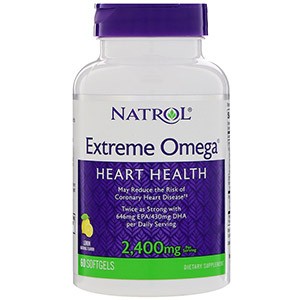 Natrol, Extreme Omega, Лимон