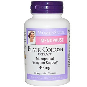 Natural Factors, WomenSense, Менопауза, клопогон кистевидный