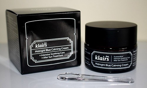 Dear, Klairs, Успокаивающий голубой крем Midnight Blue