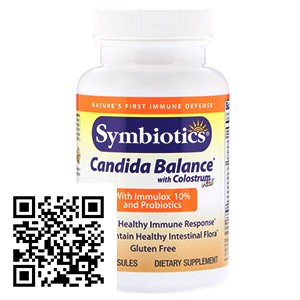 Symbiotics, Candida Balance с Colostrum Plus