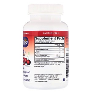 Symbiotics, Colostrum Plus, жевательные таблетки, со вкусом черешни