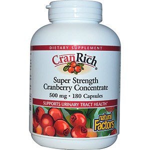 Natural Factors, CranRich, Супер сила концентрата клюквы