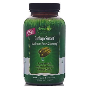 Irwin Naturals, Экстракт гинго для памяти и внимания