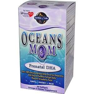 Garden of Life, Oceans Mom, дородовой DHA