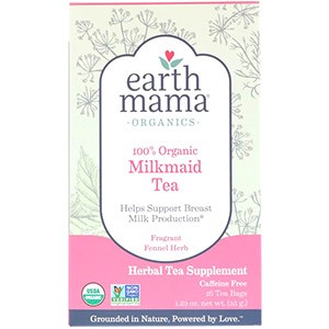 Earth Mama, Органический, 100% органический чай для кормящих мам