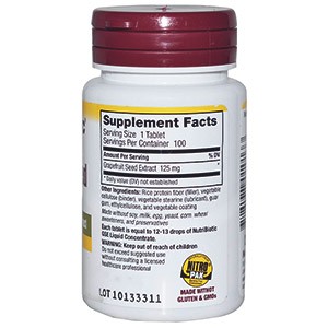 Семена грейпфрута от компании NutriBiotic
