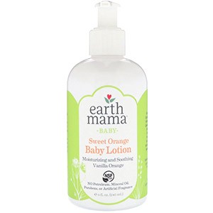 Earth Mama, Детский лосьон со сладким апельсином и ванилью