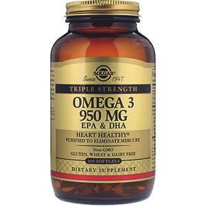 Solgar, Омега-3 ЭПК и докозагексановая кислота