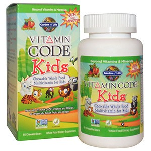 Garden of Life, Витаминный код, для детей