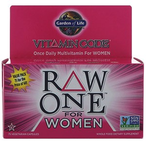 Garden of Life, Vitamin Code, Raw One, Once Daily Multi-Vitamin for Women