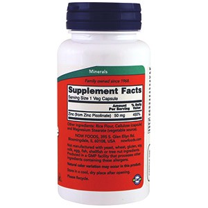 Now Foods, Пиколинат цинка