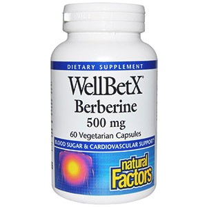Natural Factors Берберин WellBetX