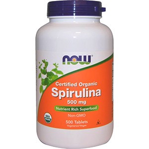 Now Foods, Сертифицированная органическая спирулина