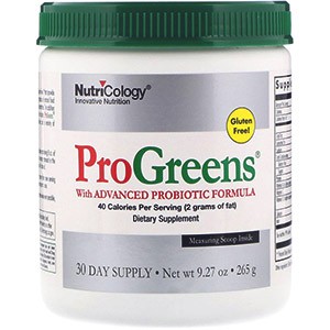Nutricology, ProGreens с улучшенной пробиотической формулой