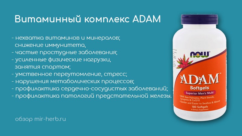витаминный комплекс ADAM