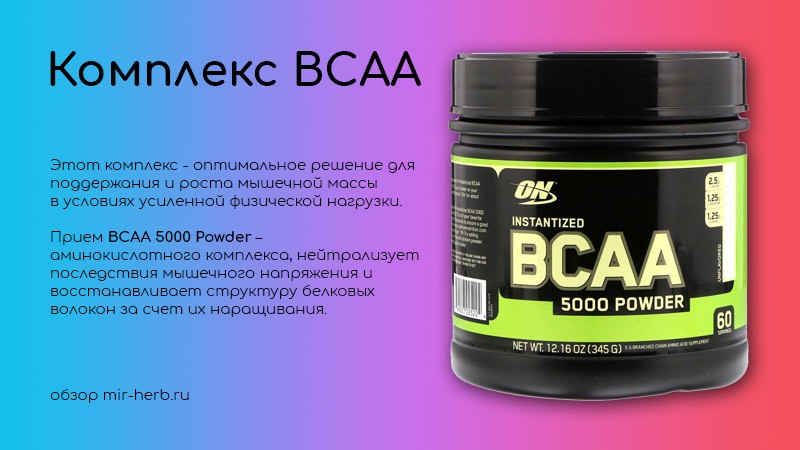 комплекс BCAA