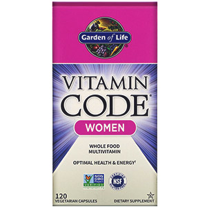 Garden of Life, Vitamin Code, для женщин, 120 вегетарианских капсул