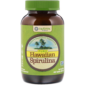 Nutrex Hawaii, Pure Hawaiian Spirulina, 500 мг