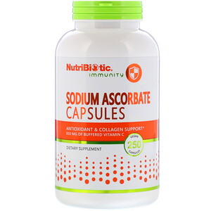 NutriBiotic, Immunity, аскорбат натрия, 250