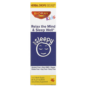 Bioray, NDF Sleepy для детей, Relax The Mind & Sleep Well