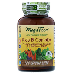 MegaFood, B комплекс для детей, 30