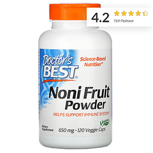 Doctor's-Best,-порошок-плодов-нони