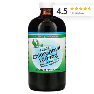 World Organic, жидкий хлорофилл