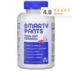SmartyPants, Teen Guy Formula, пищевая добавка для подростков мужского пола, лимон и лайм, вишня, апельсин