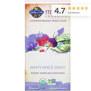 Garden of Life, MyKind Organics, комплекс для мужчин