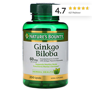 Nature's Bounty, Гинкго двулопастный, 60