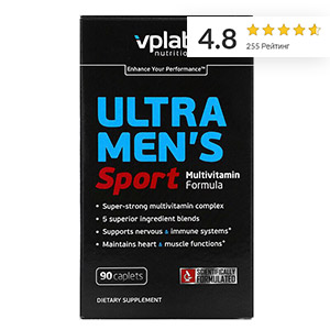 Vplab, Ultra Men’s, мультивитамины для мужчин для физической активности