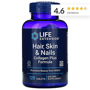 Life Extension, Средство с коллагеном для поддержания здоровья волос