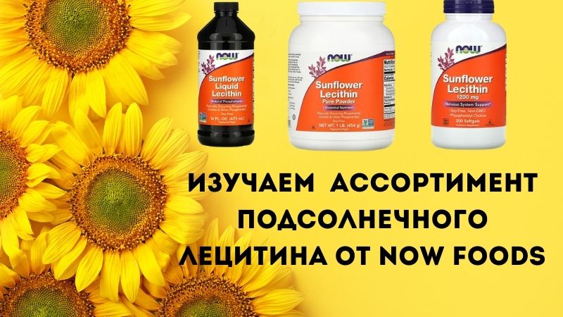 ассортимент подсолнечного лецитина