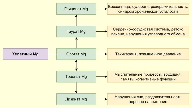 Схема выбора магня
